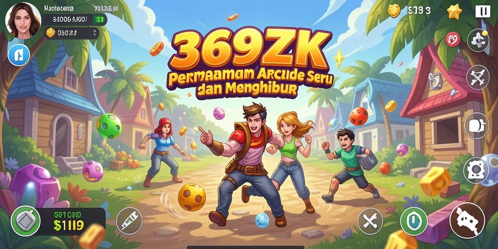 Tampilan gameplay seru dalam 369ZK dengan banyak tantangan.