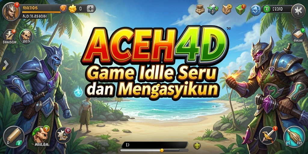 Tampilan gameplay menarik dari ACEH4D yang menunjukkan kemajuan Idle.