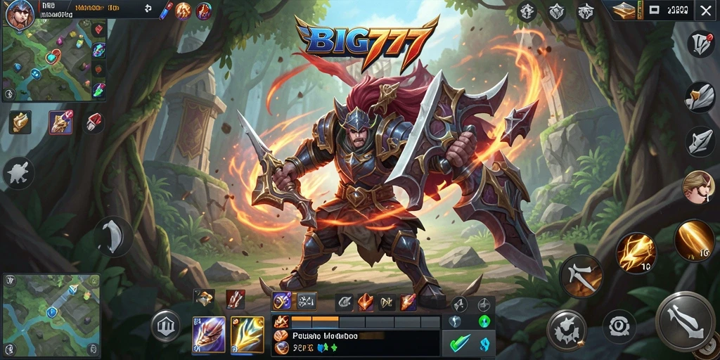 Gameplay seru dan interaktif dalam BIG777, dunia MMORPG yang luas.