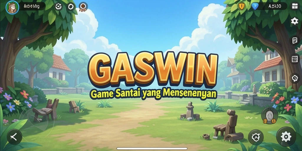 Tampilan seru gameplay GASWIN dengan tantangan menarik.