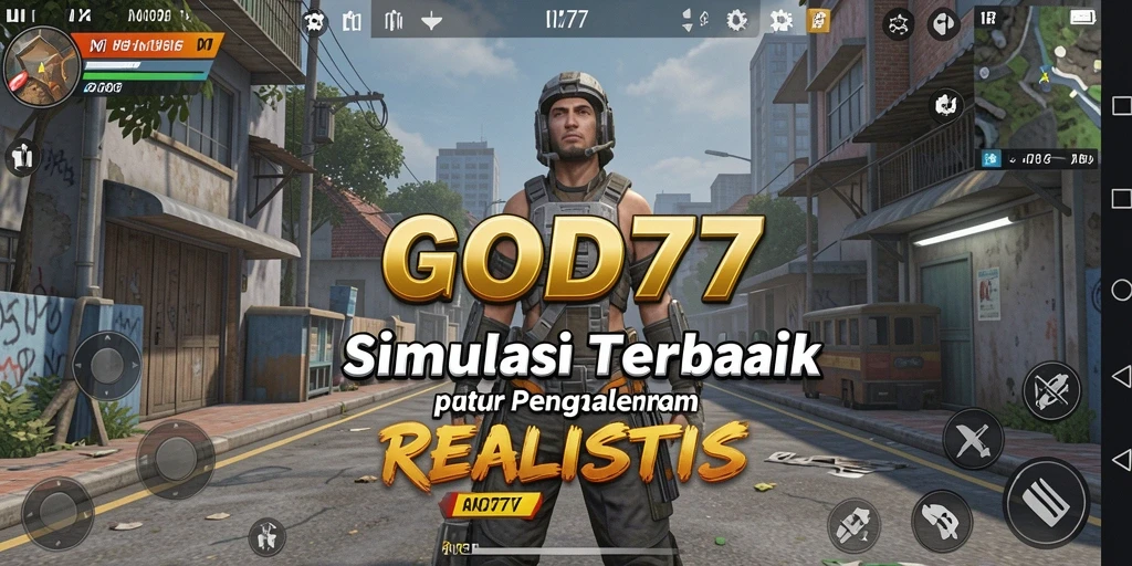 Screenshot gameplay GOD77 menunjukkan pengalaman simulasi yang mendalam dan realistis.