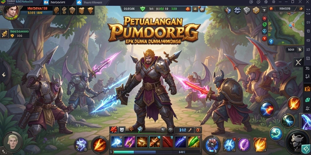 Tampilan gameplay <strong>MERDEKA138</strong> yang penuh aksi dan petualangan.