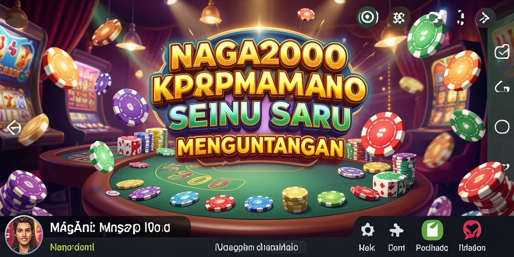 Screenshot utama NAGA2000 menampilkan gameplay kasino yang seru dan interaktif.