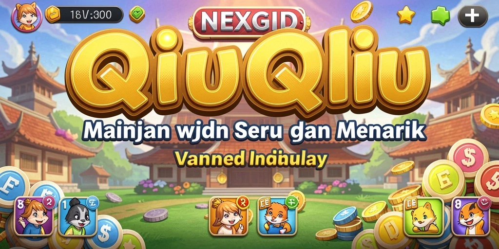Tampilan gameplay seru QiuQiu di NEXGID.