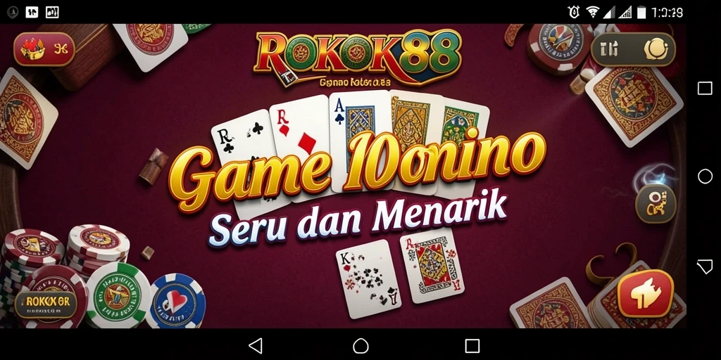 Tampilan gameplay ROKOK88 yang seru dan menarik.