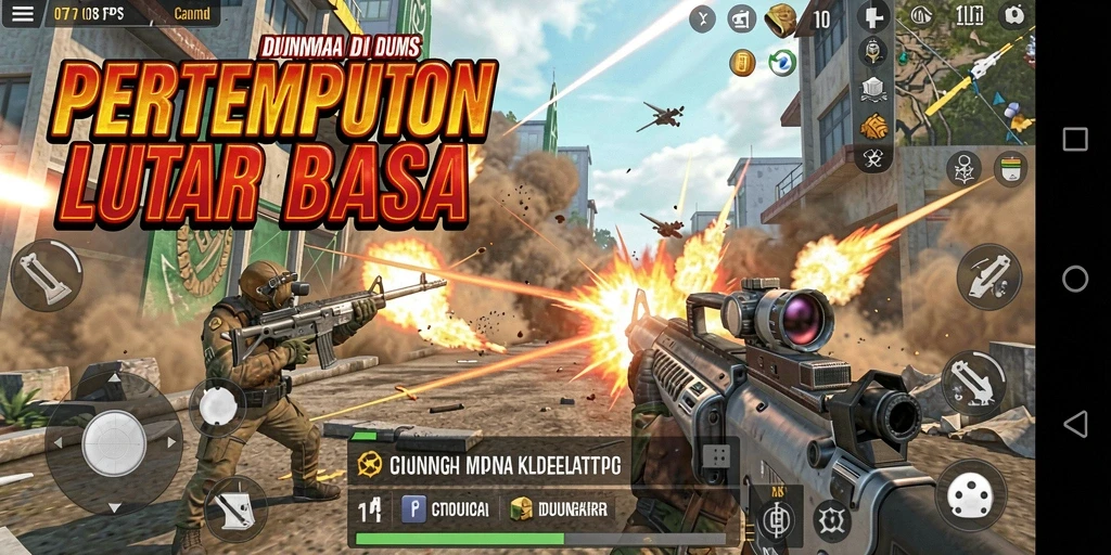 Tangkapan layar gameplay V07 dengan aksi seru dan strategis.